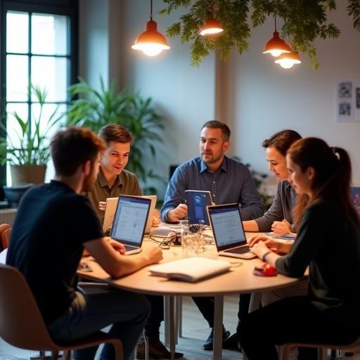 Équipe de Livraison Express Paris au bureau du 27 Rue de Turbigo.